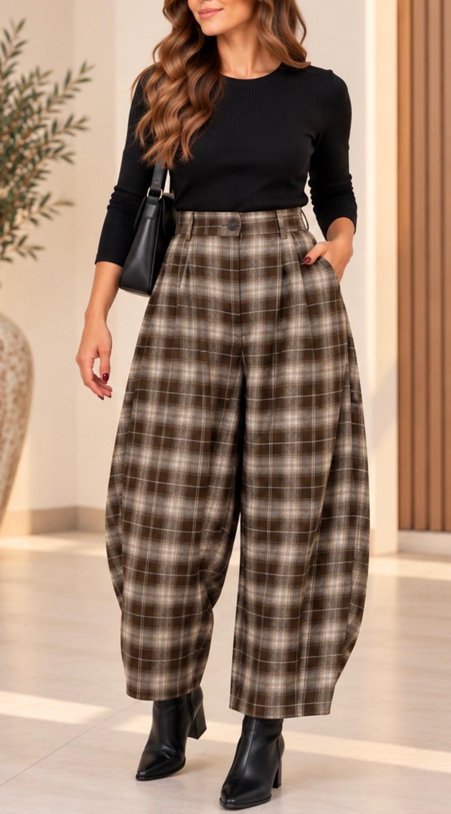 Pantalón cuadros