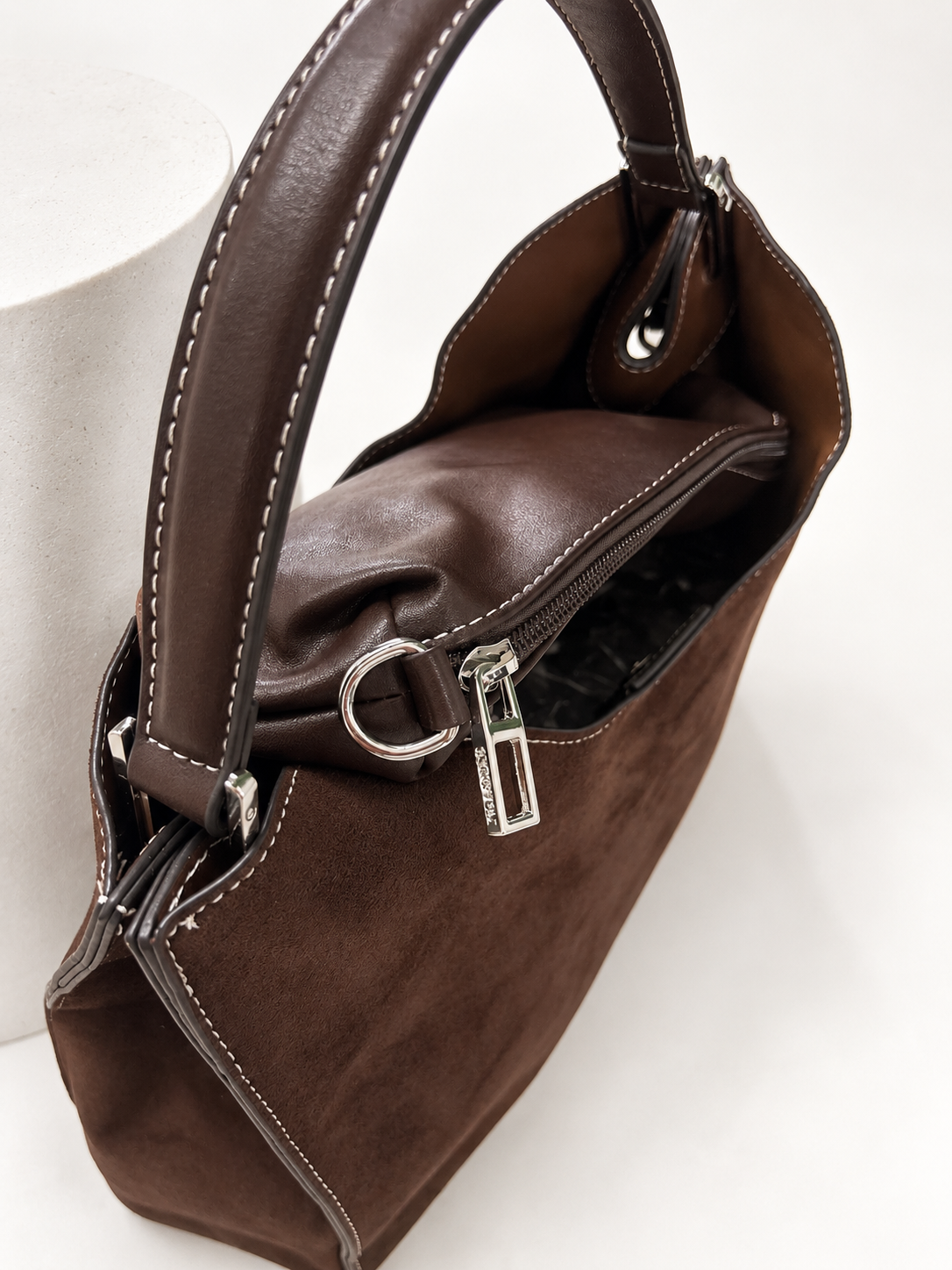 Bolso de Antelina y polipiel