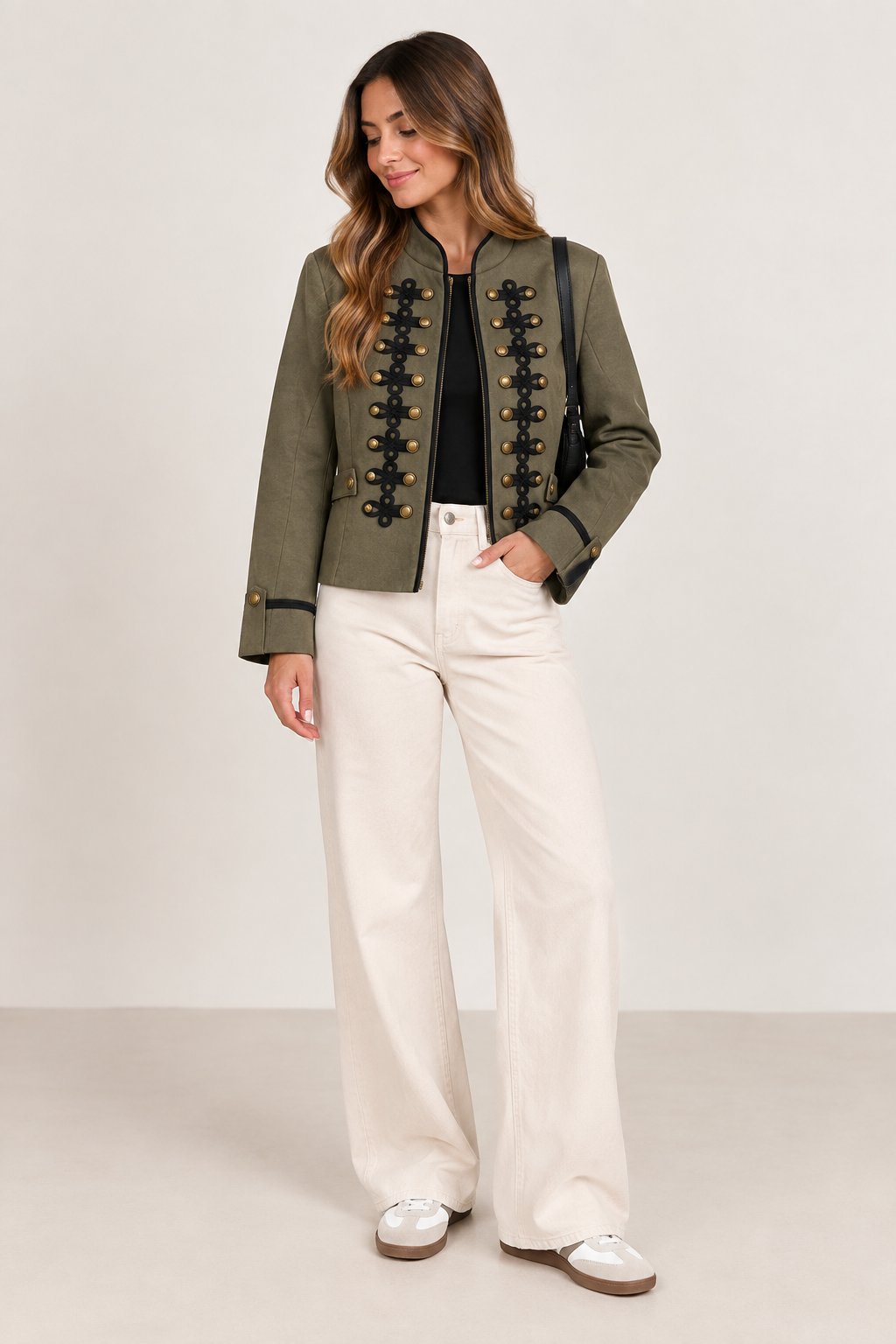 Chaqueta Napoleónica – Verde Oliva