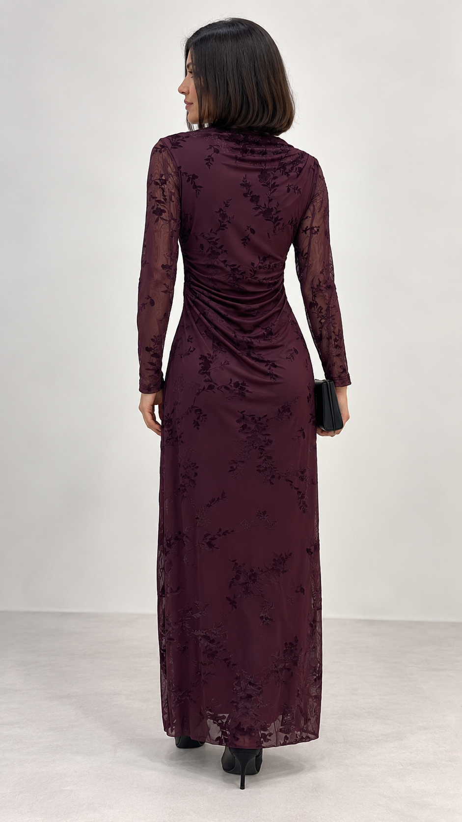 Vestido Élodie Nocturne – Ciruela