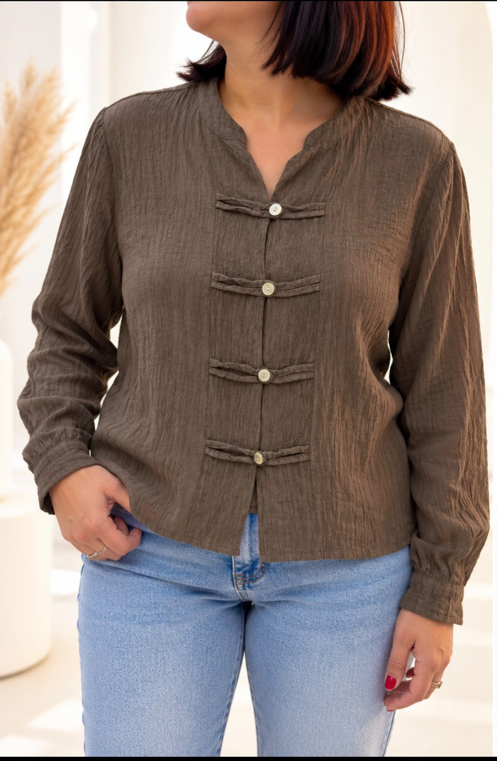 Camisa marrón