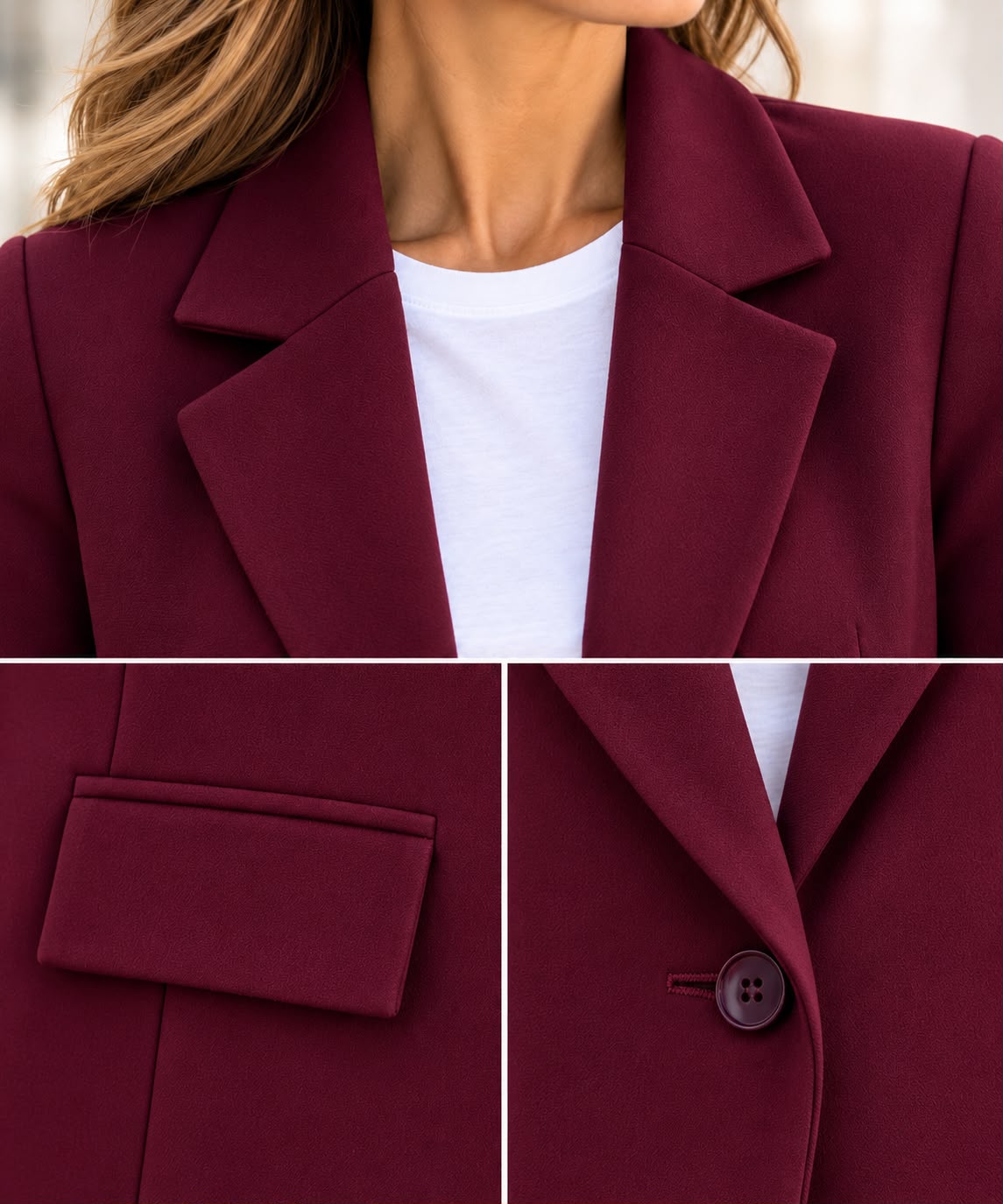 Blazers Burdeos