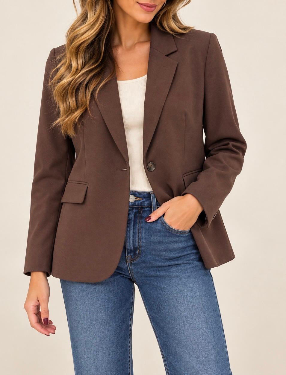 Blazers marrón