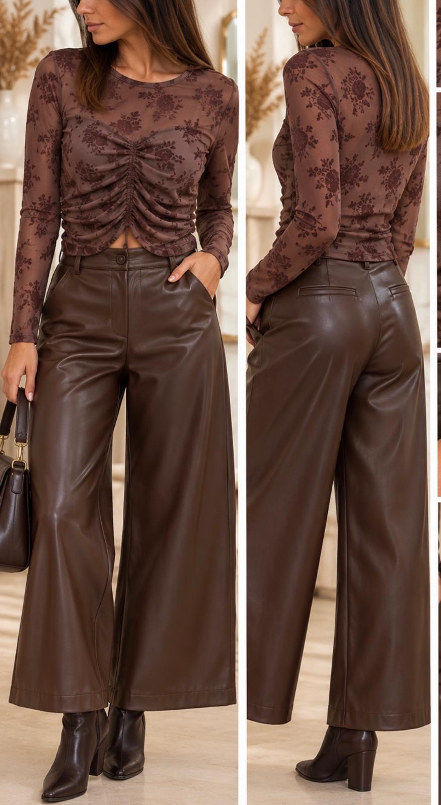 Top flore terciopelo