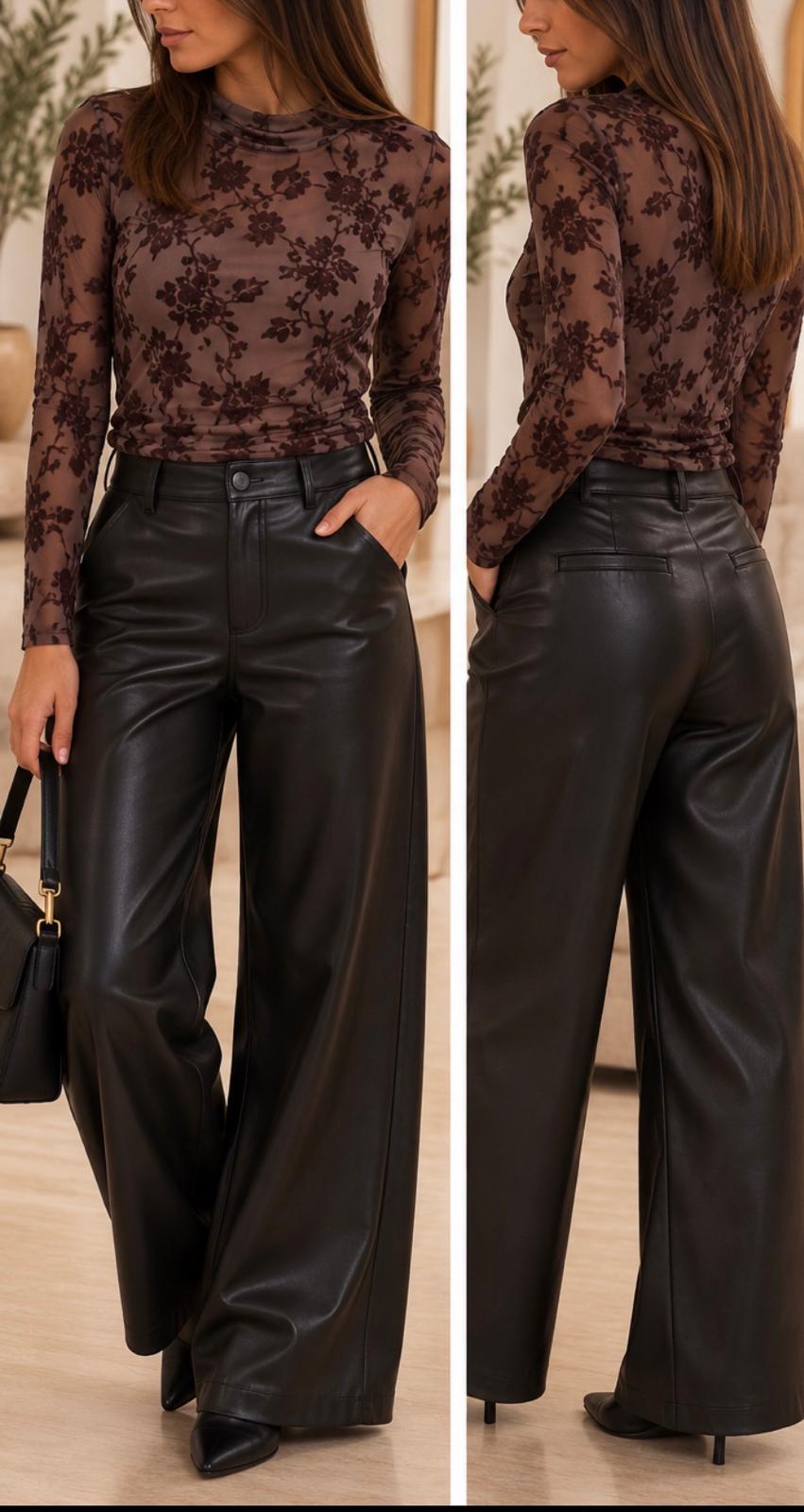 Top flor terciopelo