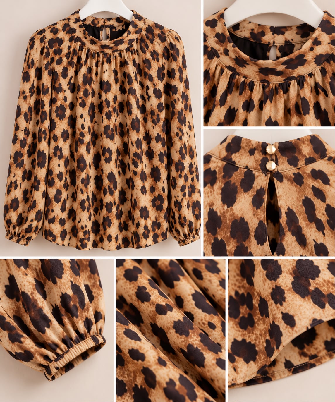 Camisa leopardo
