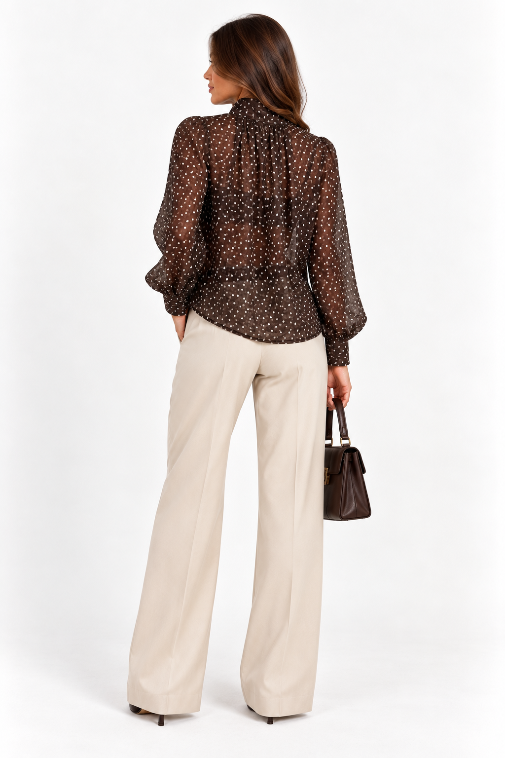 Blusa Vittoria Lunares con Lazada