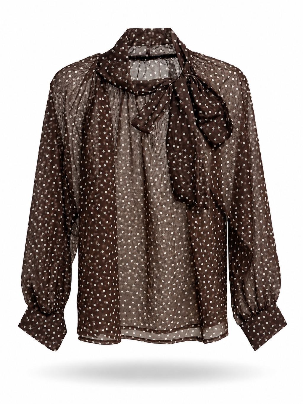 Blusa Vittoria Lunares con Lazada