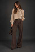 Blusa Vittoria Lunares con Lazada