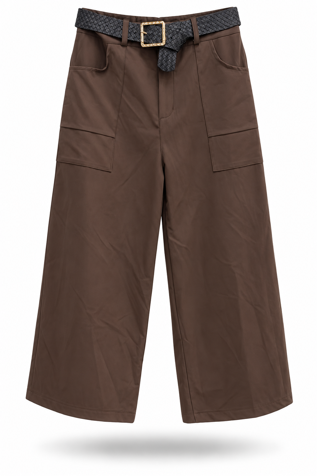Pantalón Torino Cargo Palazzo – Chocolate