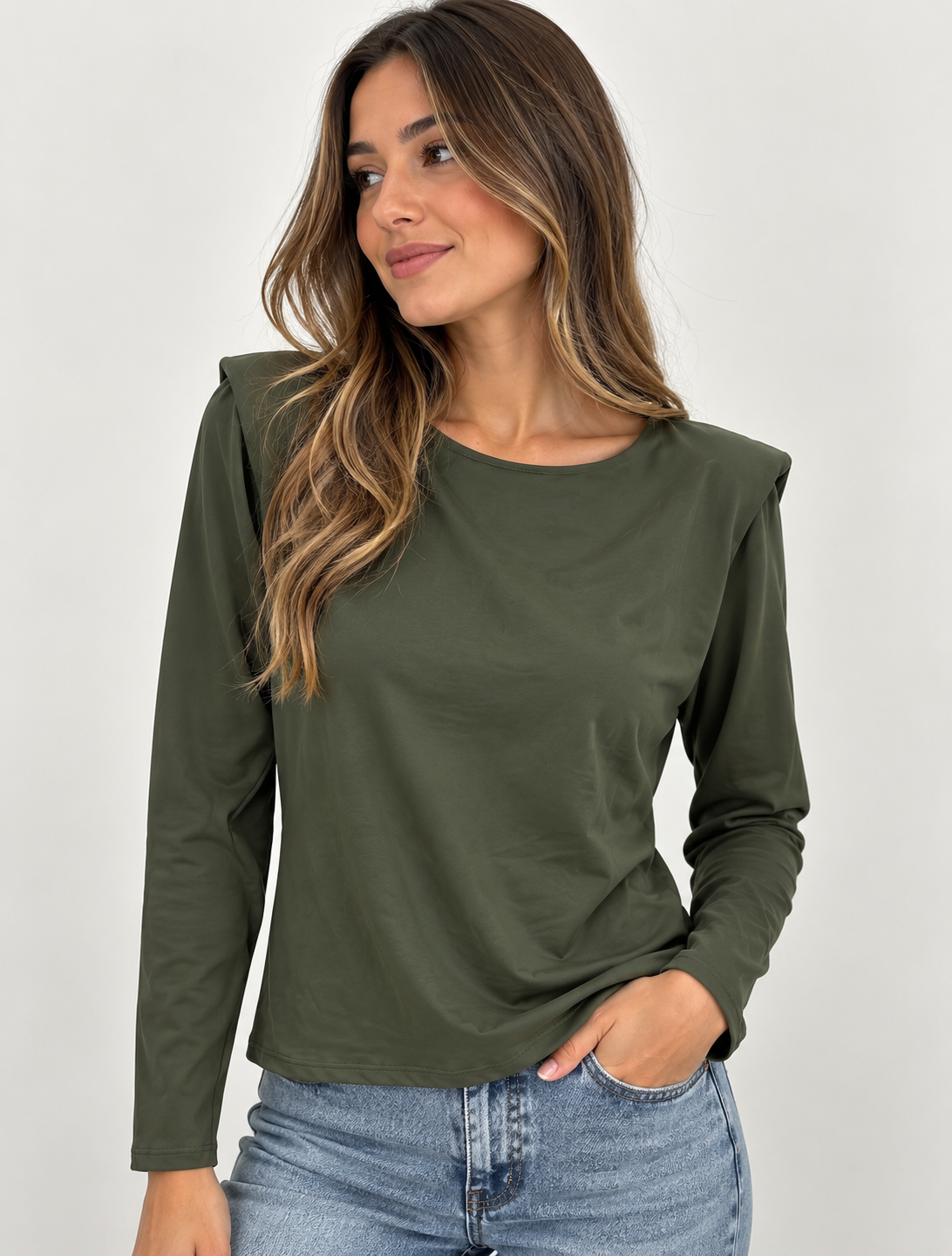 Camiseta hombreras