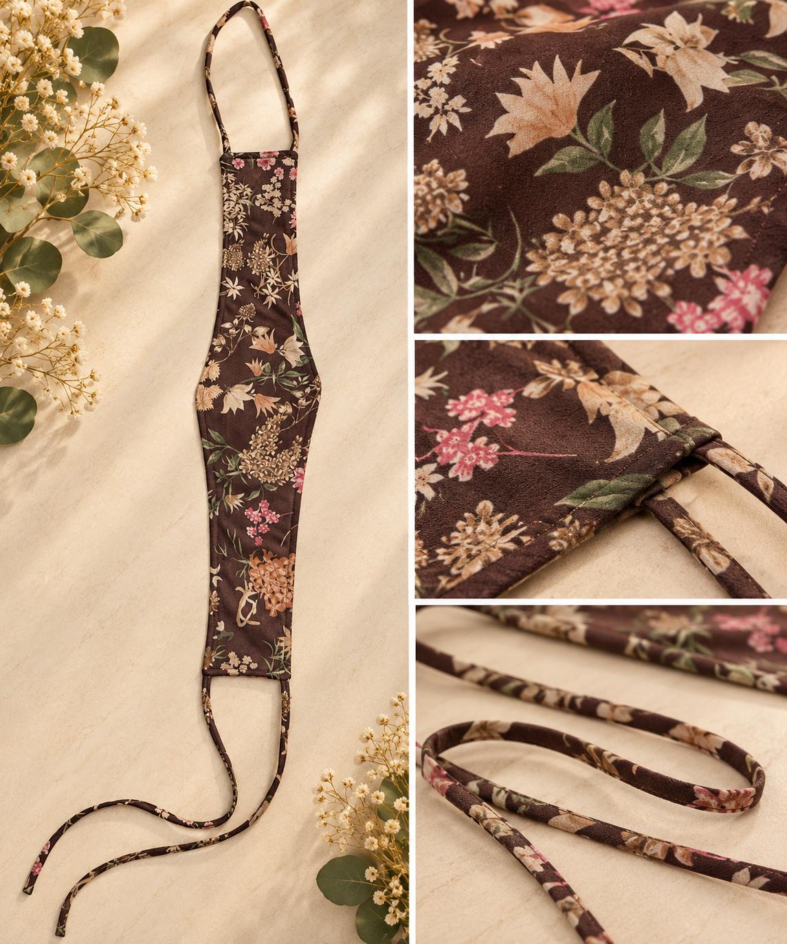 Fajín estampado flores